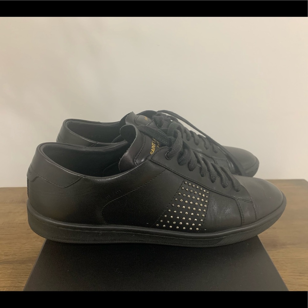 Saint Laurent Microstud Sneakers - Picture 3 of 16